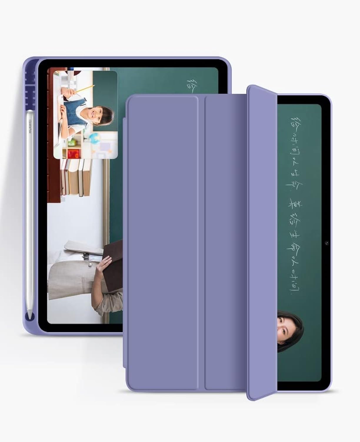 OIATROECase For Huawei MatePad (2022), Silicone Pen Tray Design Ultra  Slim Smart Magnetic Back, Trifold Stand Protective Cover with Auto