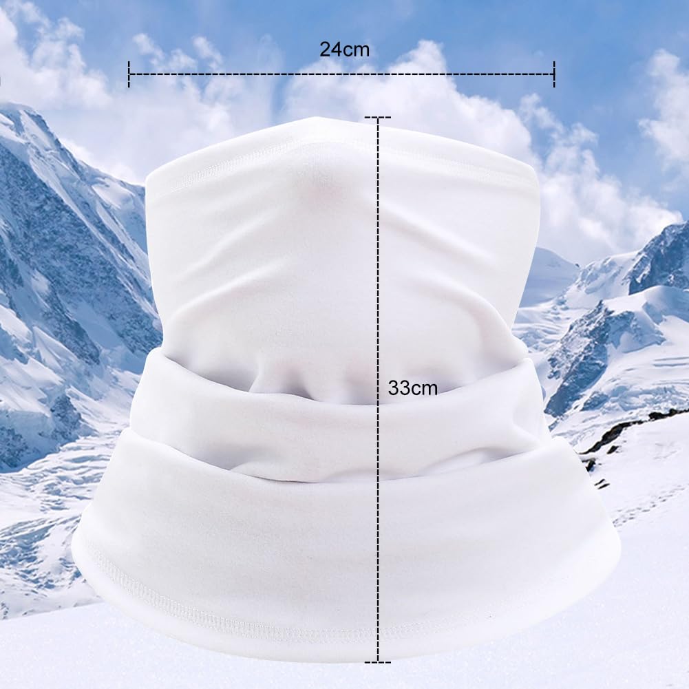 Bavooty Winter Loop Schal Herren & Damen,Universal Schlauchschal Winter Halstuch,Multifunktionstuch Halswärmer,Weichem Fleece Schlauchschal für Outdoor Skifahren Motorrad Laufen Radfahren