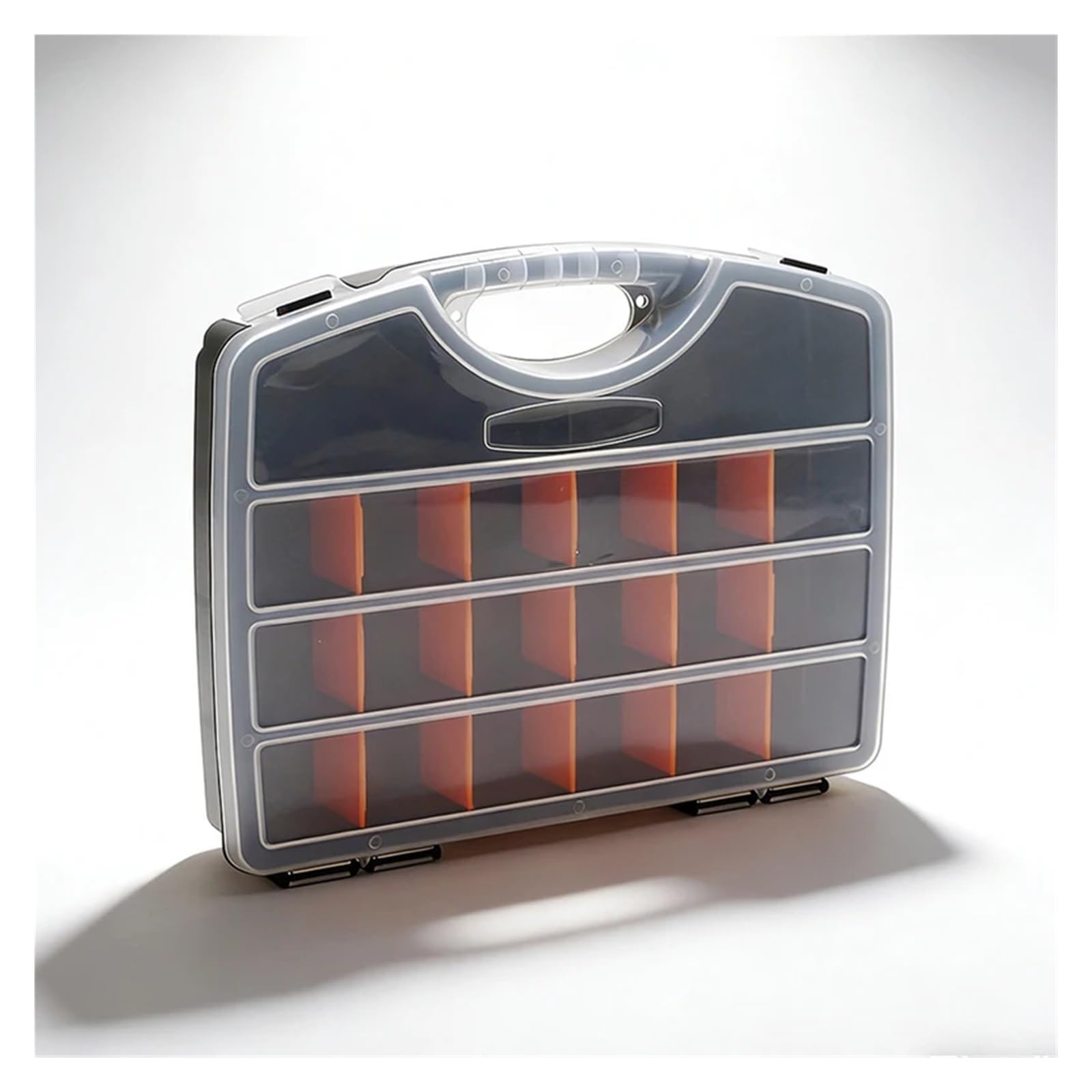Screw Storage Organiser Plastic Tool Organizer Box Thickened Compartment Case For Screws Drill Bits Parts Storage