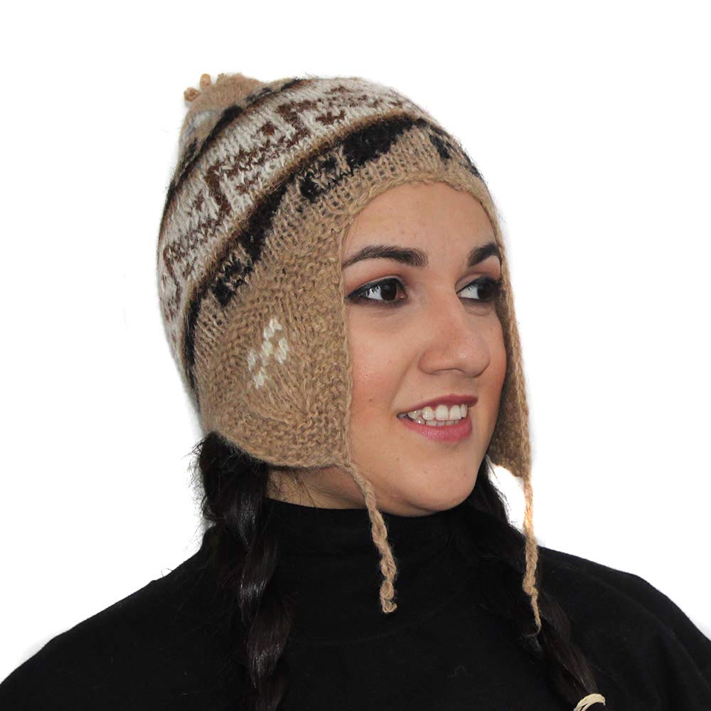 CELITAS DESIGNCHULLO ALPACA 100% RUSTIC made in PERU