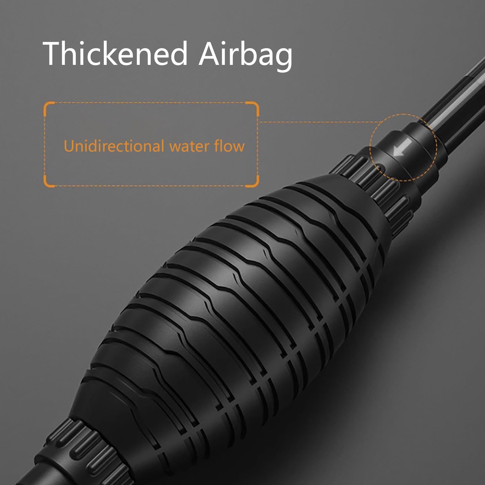 Limpiador Manual De Grava para Acuarios, Kit Limpiador De Arena para Peceras, Limpiador De Algas, Apto para Cambio De Filtro De Agua y Circulación De Agua(L)