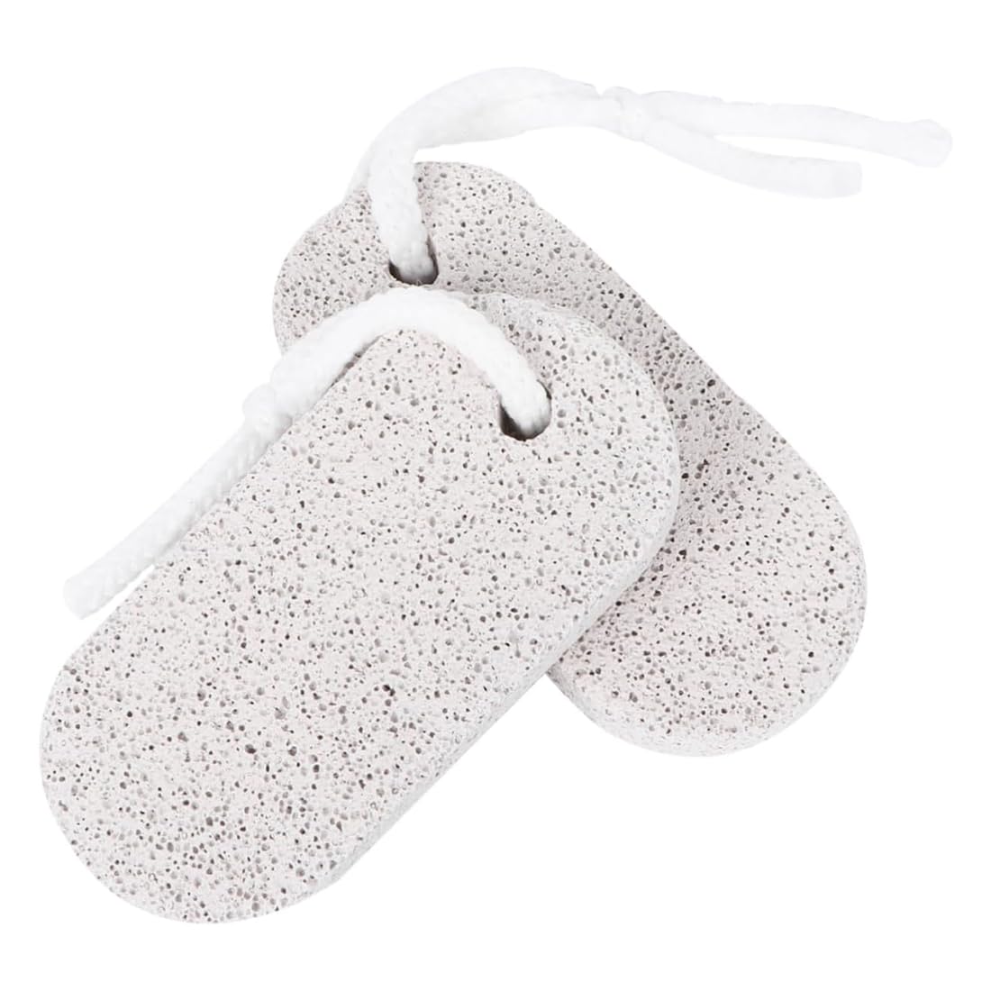 Piedra Pómez Natural para Pies, 2 Piezas Herramientas de Pedicura para Lavado, Cuidado de Pies con Piedra Pómez, Exfoliación de Pies para Eliminar la Piel Muerta, para Pies y Manos, Multicolor