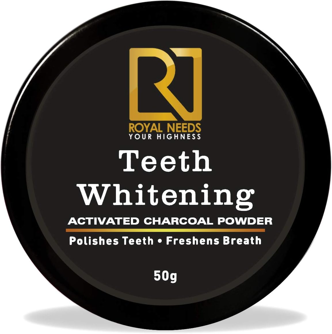 charcoal powder I teeth whitening product I Organic activated coconut teeth whitener I proven to remove surface stain effectively on enamel & freshness breath 50 gm