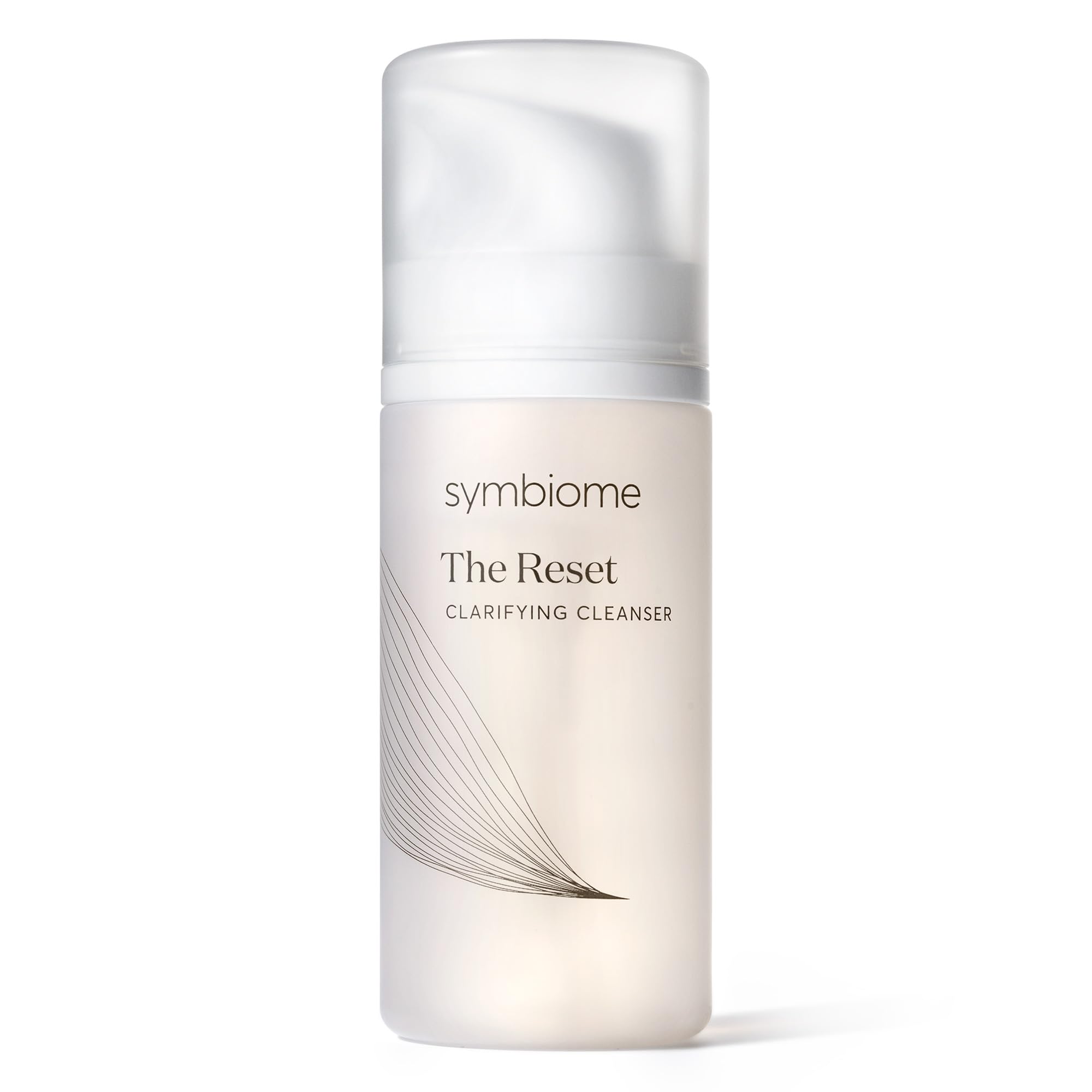 symbiome The Reset Clarifying Cleanser, Refining and Calming Foaming Cleanser Face Wash, Vegan and Organic Facial Cleanser with Glycerin, 100 mL Gentle Face Cleanser