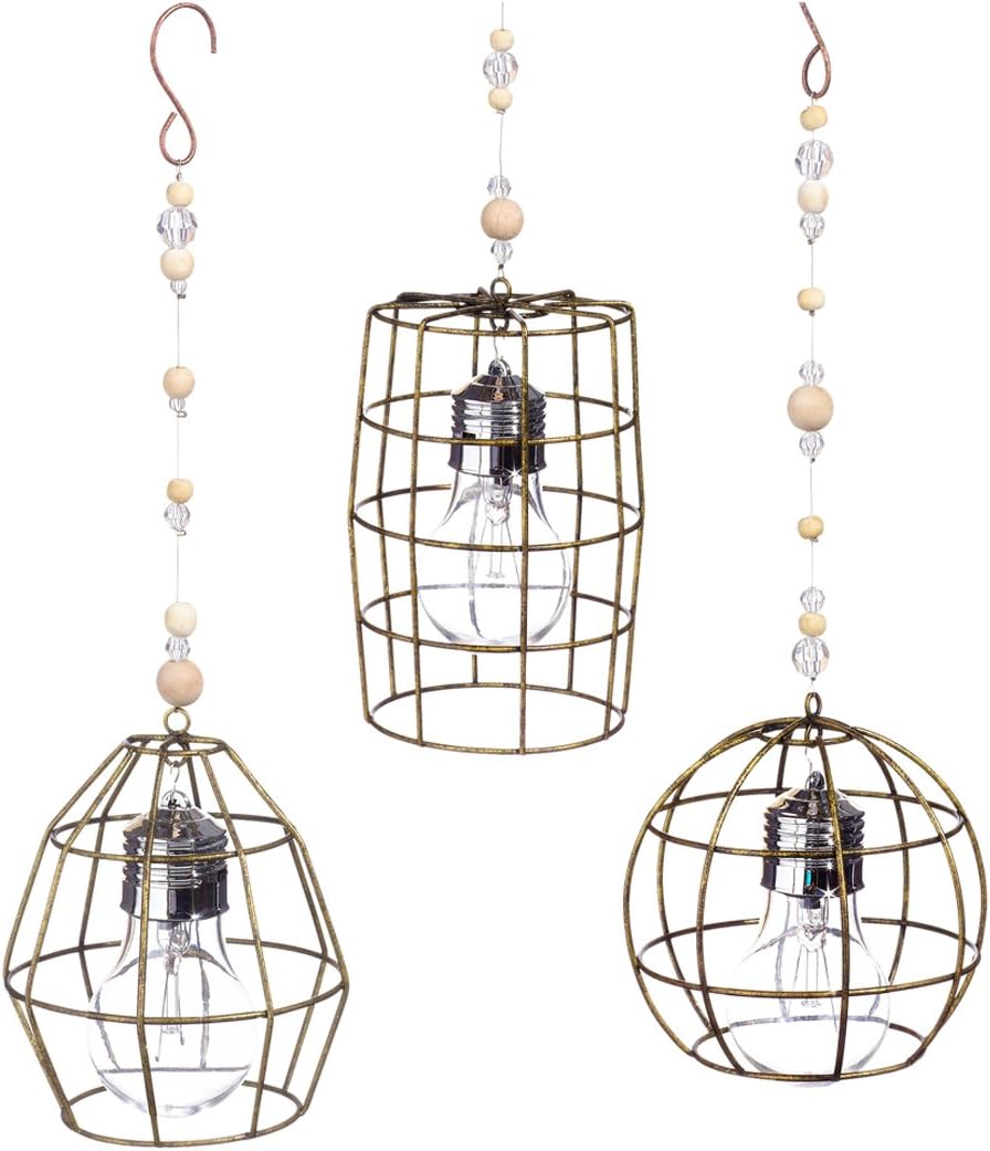 Grasslands Road Metal Frame Lights Set of 3 Tools & Home Improvement