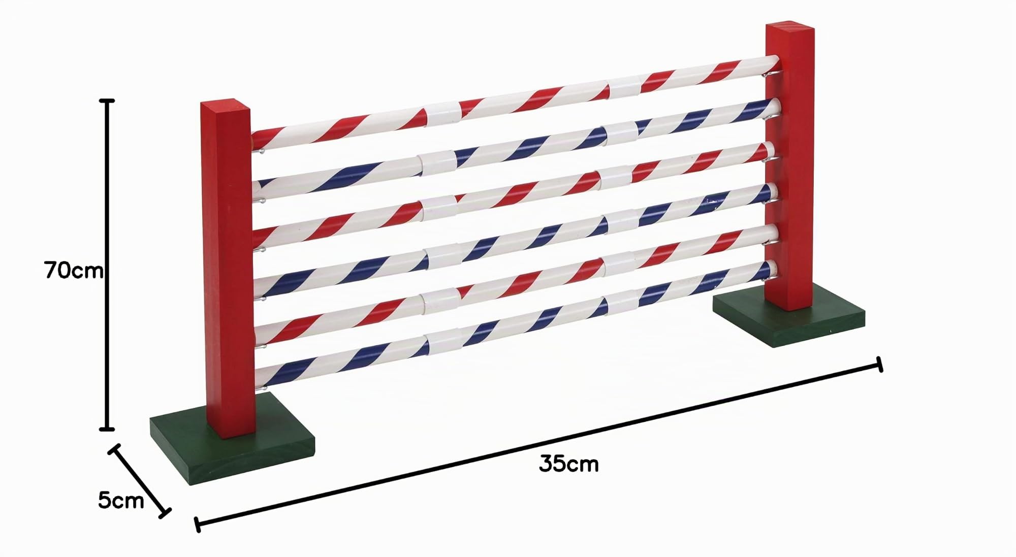 Kerbl Pet Obstacle en Hauteur Agility Rongeur, 70X5X35cm