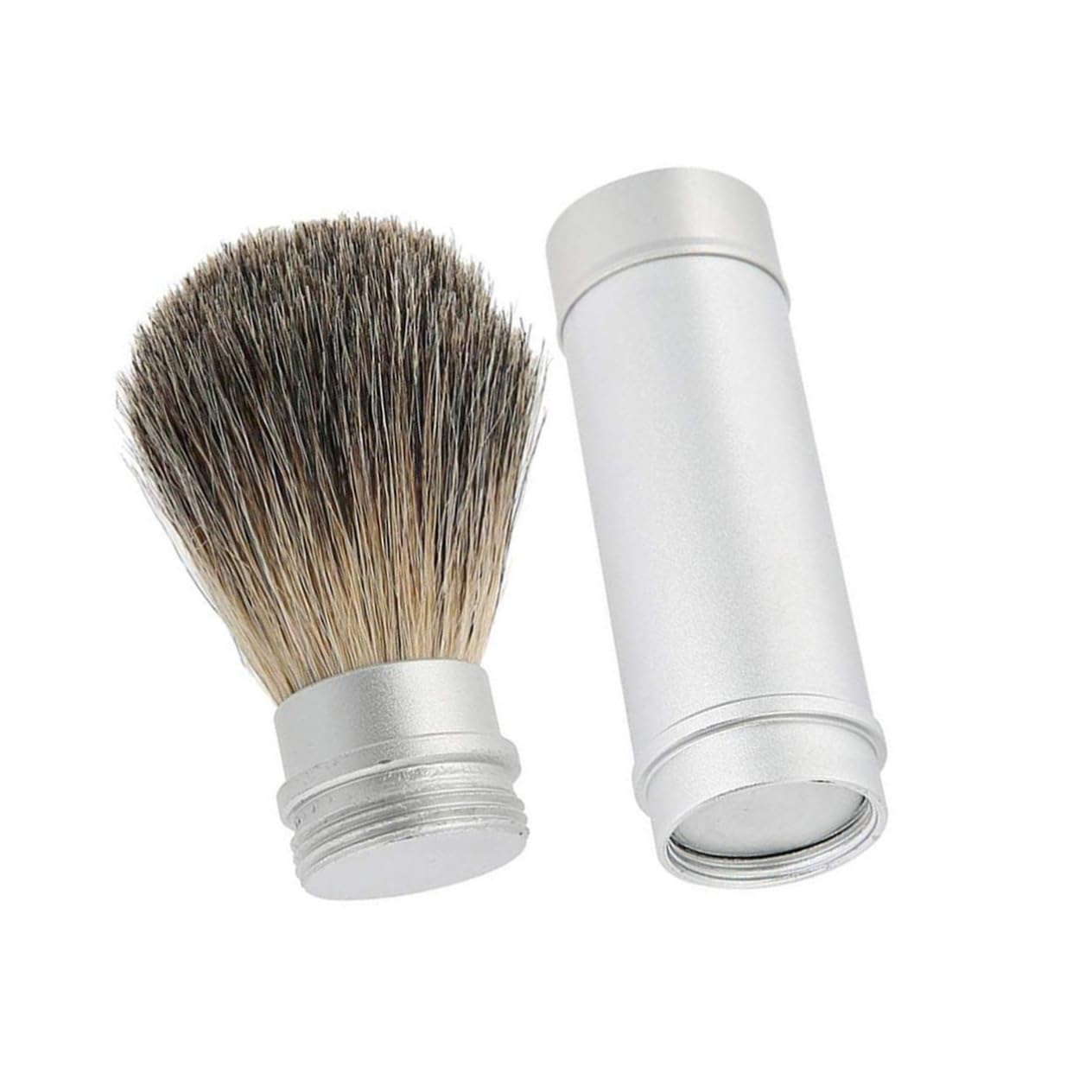 OHPHCALL Men's Shaving Brush Boar Bristle Shaving Cream Brush for Men Aluminum Tube