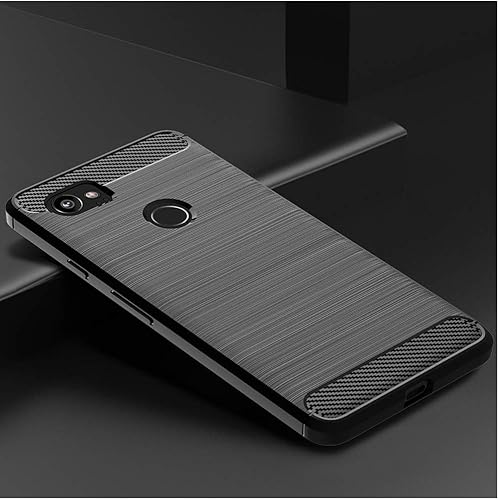 Miniatura 3 de Asuwish Funda compatible con Google Pixel 2XL, protector de pantalla de vidrio templado y accesorios para celular, fundas protectoras de silicona