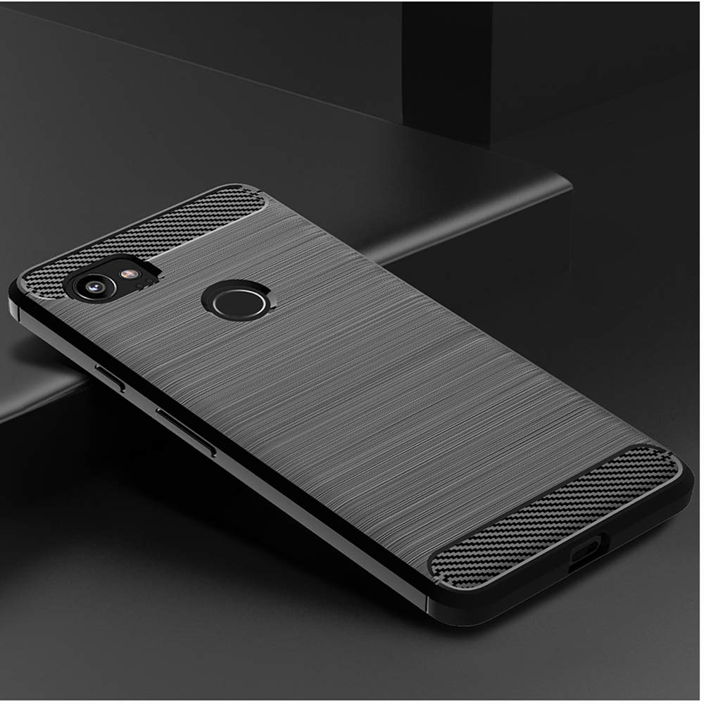 Google Pixel 2 XL ブラック（TPU保護ケース付き）北米モデル Cover for Google Pixel 2 XL 2XL Case luxury 6.0 inch Soft