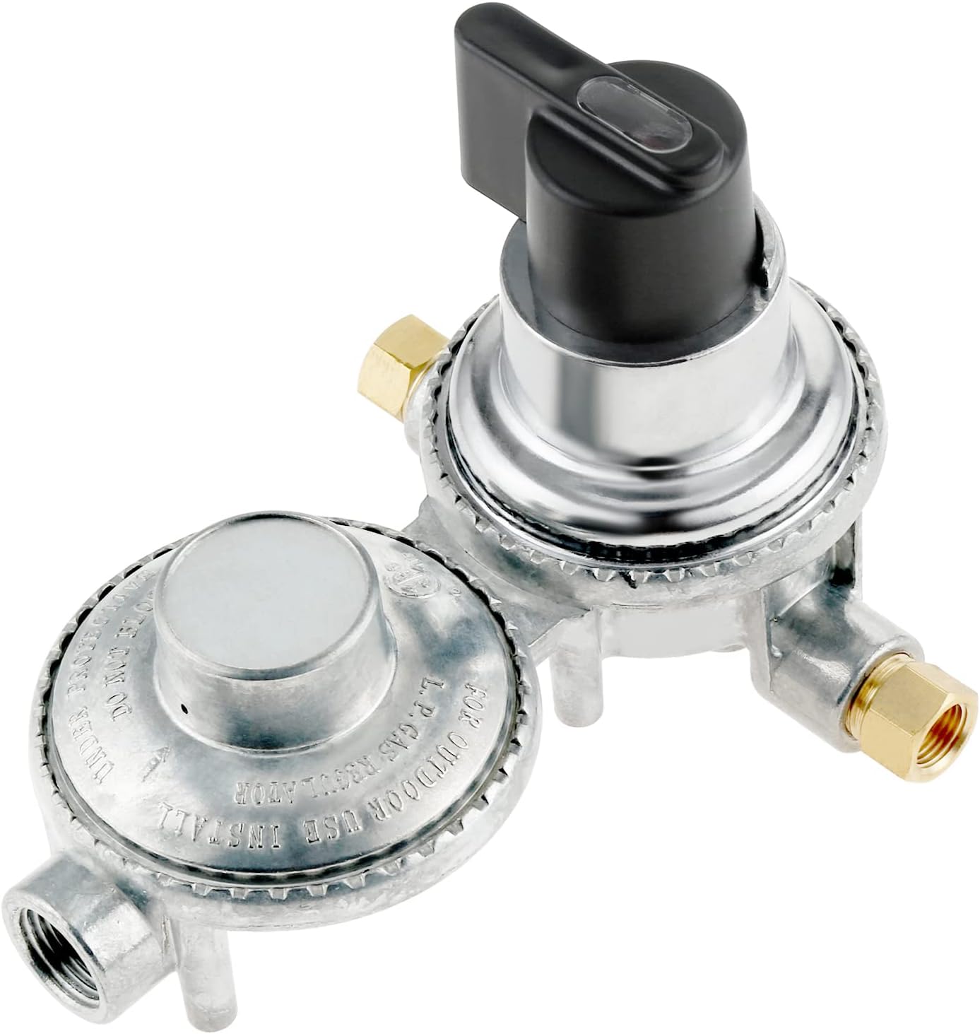 TEENGSE 2 Stage Propane Regulator, RV Propane Auto
