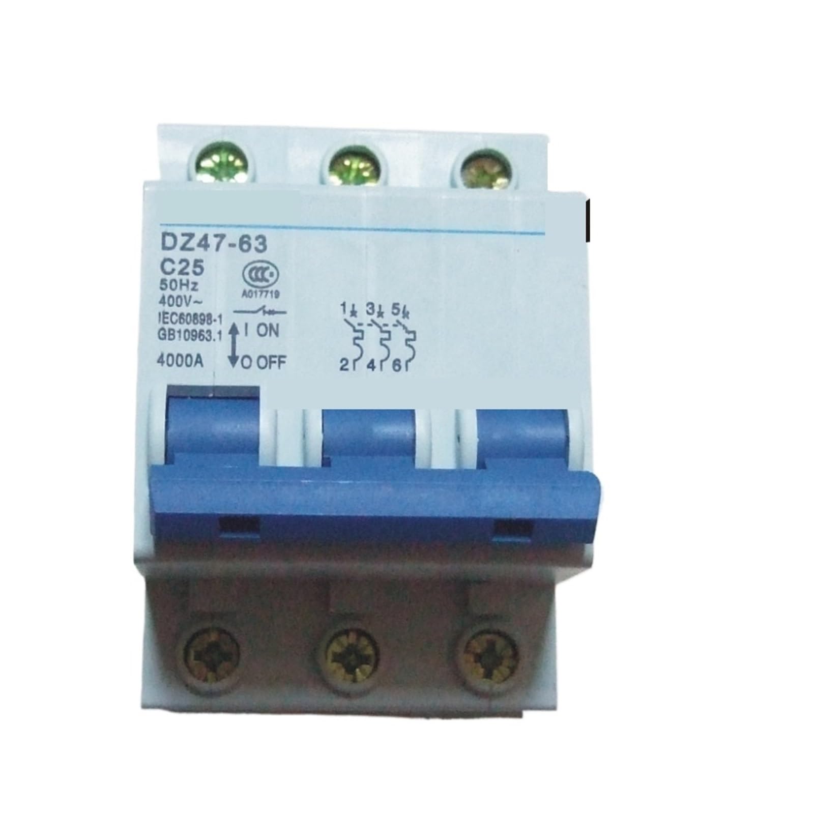 YFHGULBTK 3P 25A 400V~ 50HZ/60HZ Circuit Breaker MCB C Type 1Pcs
