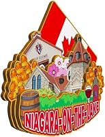 Vista 2 de Niagara-on-The-Lake Ontario Canadá imán para nevera imán de madera 3D monumentos de viaje coleccionables, decoración hecha a mano -2207