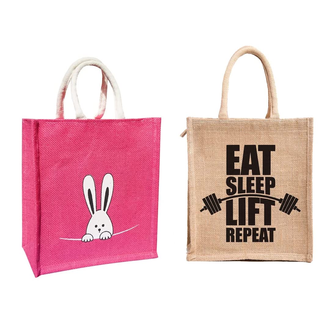 Dasvilla Lunch Box Jute Bag Combo with Zip & Bottle Holder || Tiffin/Lunch Carry Bags for Office Men & Women || Multipurpose Jute Carry Bag (Design 22) (B0BH593BXF) Amazon Price History, Amazon Price Tracker