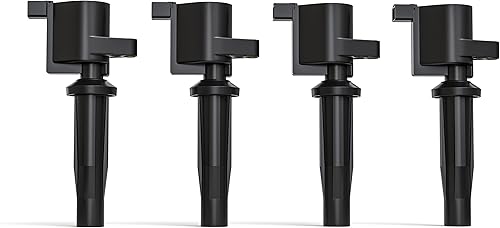 Ignition Coil Pack Set of 4 - Compatible with Ford, Mercury, Mazda Vehicles - Es