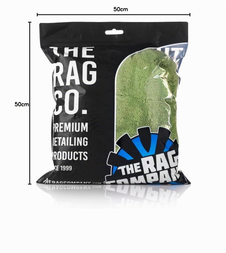 The Rag Company - La Serviette de séchage Liquid8r M22 – Mélange 70/30, Microfibre, Haute Absorption, 50,8 x 50,8 cm