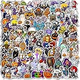 Picture of 110PCS Halloween Pumpkin Stickers,Vinyl Waterproof Stickers Bulk for Water Bottles, Halloween Party Favors Gifts for Kids Teens Adults, Holiday Party Favors