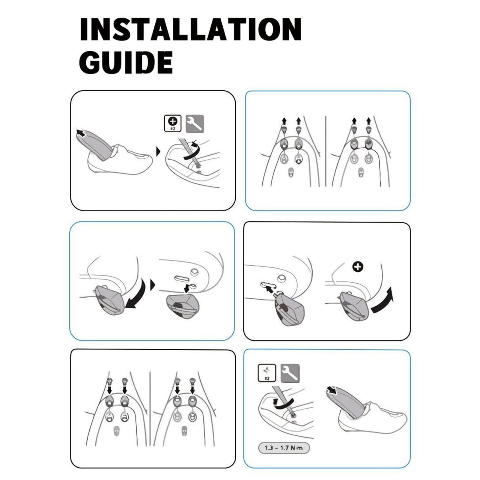 Talonera | Reemplazo Del Talón Para Zapatos De Bicicleta De Carretera,Refuerzo Antideslizante Resistente Para Reparación | Para Entrenamiento Reparación De Paseos En Casa Ciclismo Interior
