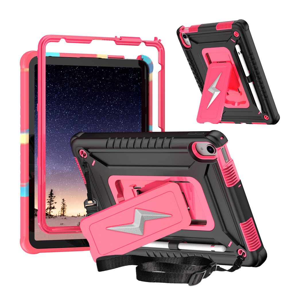 Coque iPad Air 3ème génération silicone rigide bicolore avec support - 8