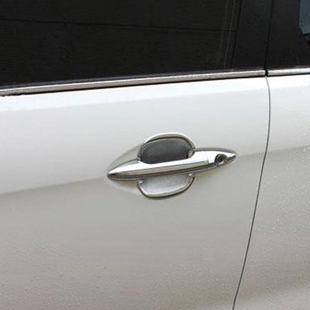 Car Styling Outer Door Handle Cover Trims Non-Smart Handle Cover for KIA Cerato K3 Forte 2013 2014 ABS Chrome 8PCS/Set