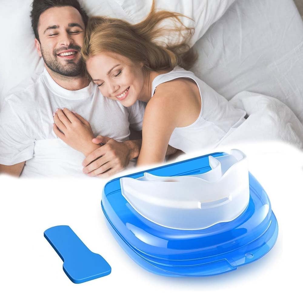 Anti Snoring Device-Anti Snoring Mouthpiece Device Mouth Guard - Effective Anti Snore Solution for Men and Women - Customizable Adjustable Comfortable (ASD02)