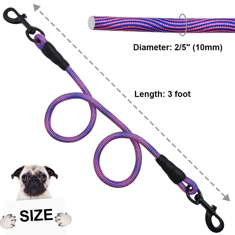 Tie Out Cable For Dogs MayPaw Training Tie Down- Short Dog Tether Indoor-  Strong Dog Lead