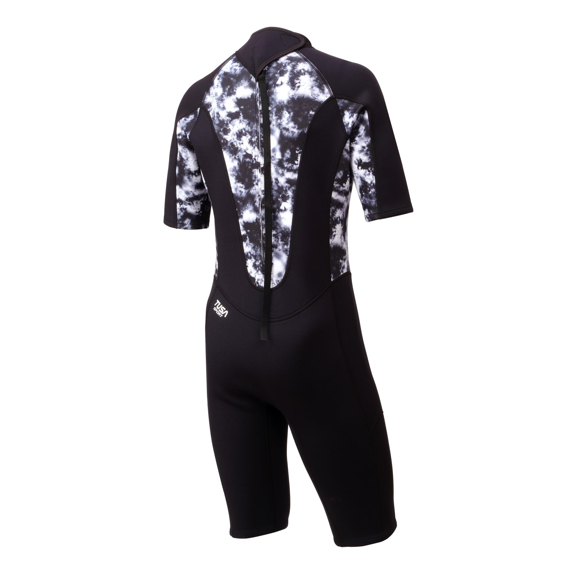 TUSA Sport Mens 2mm Shorty Wetsuit, Black, Small