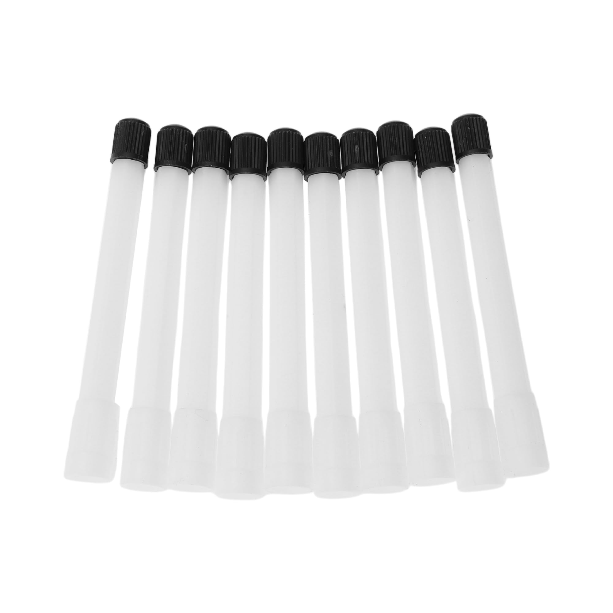 10pcs 95mm Tire Valve Extension Universal Plastic 180 Degree Tyre Valve Inflation Adapter for Car Motorcycle RV Truck Bike
