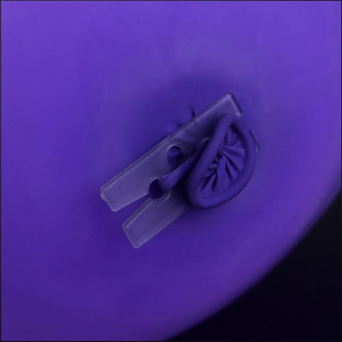 Miniatura 3 de Bridas de clip para globos, globos de fácil sellado para decoración de fiestas, 100 unidades, forma de H