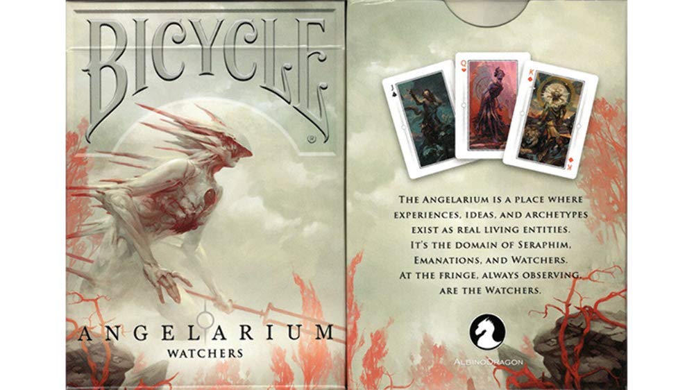 Albino Dragon Angelarium - Watchers Playing Cards