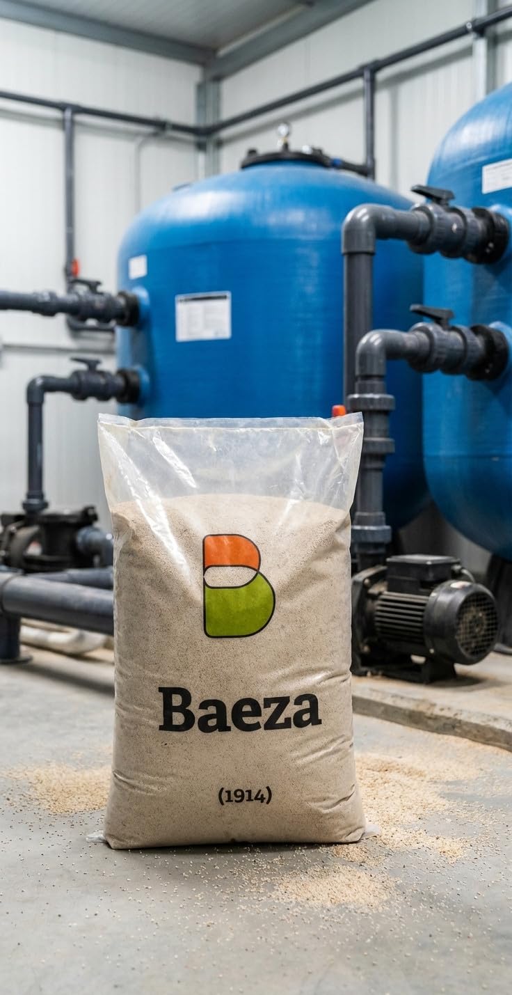 Suinga - Specjalny piasek SILEX do filtrów, grubość ziarna: 0,4-0,8 mm, worek 25 kg