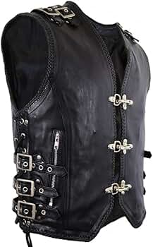 COOTIE ”Padded Trucker Vest” Amazon.com: SKAF IMPEX Men's Genuine Cow Leather Heavy