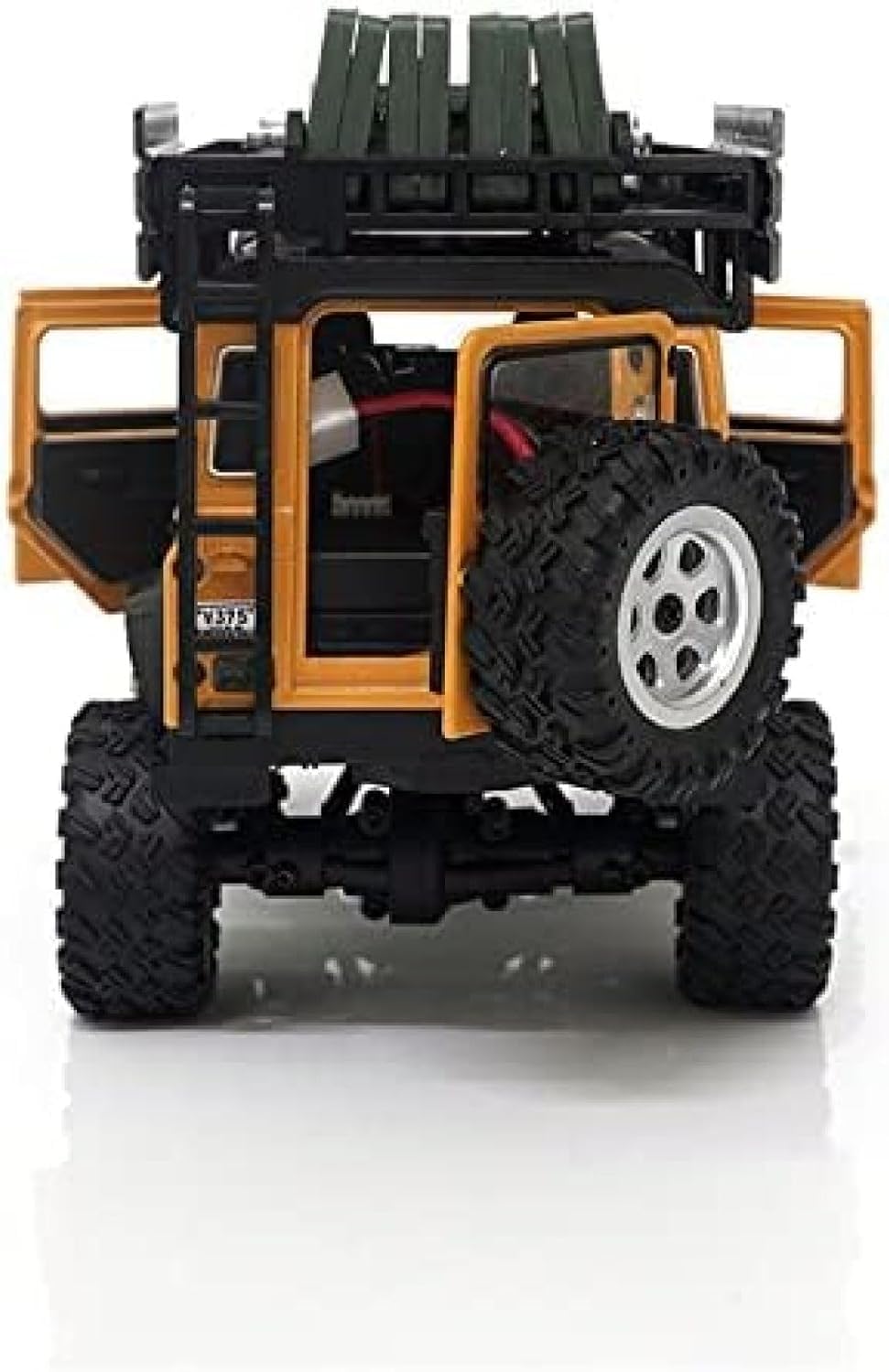 Samochód Rc 1/28 2.4g 4wd Buggy Mini Alloy Metal Wspinaczka Samochód 4x4 Model Pojazdu Terenowego Dla Dorosłych Drift Racing Truck Pilot Rc Rock Crawler Rock Toy Cars, Yellow, 2battery packs