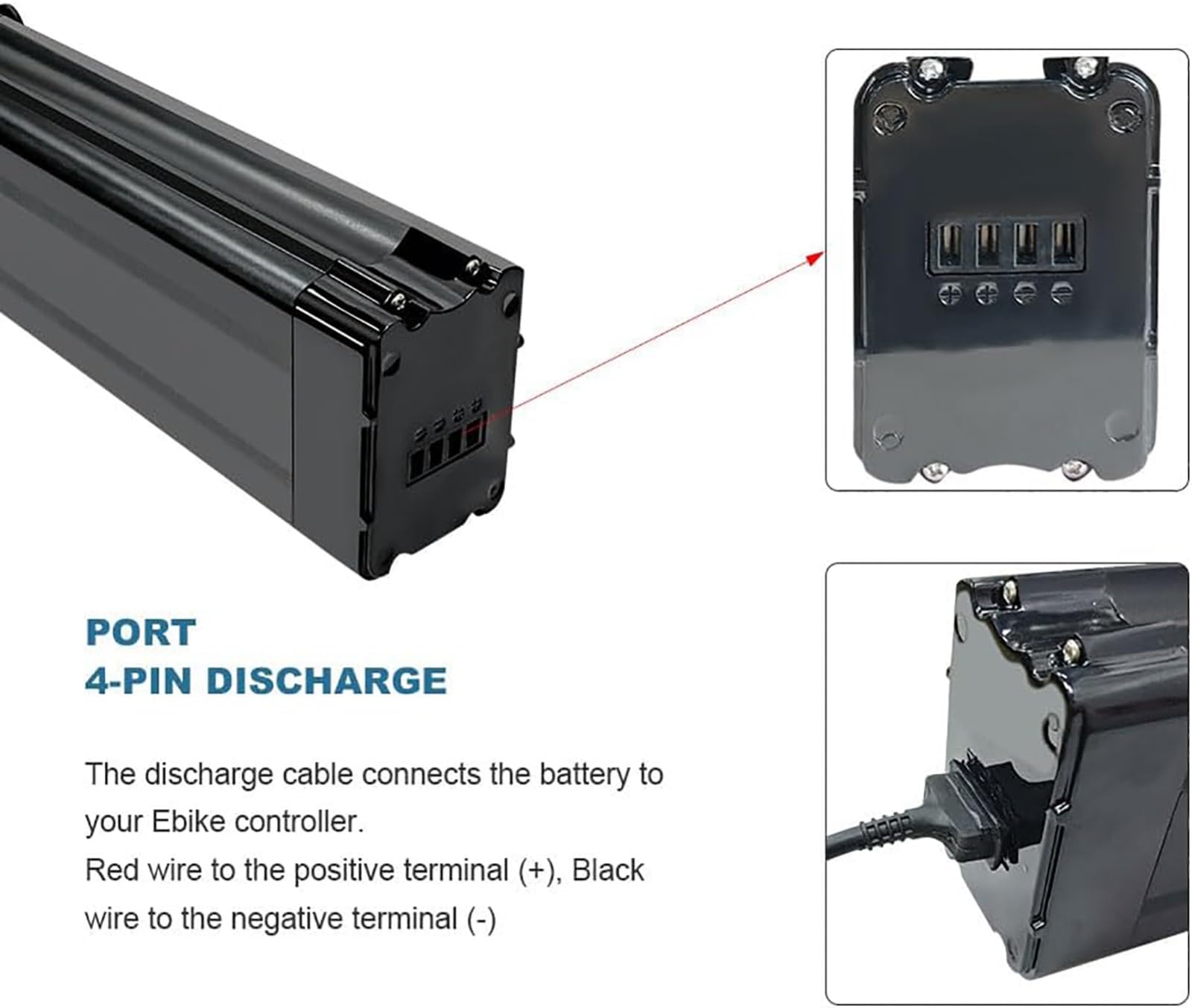 36V/48V Batterie Pour Vélo Électrique, Batterie Lithium-Ion, Bloc-Batterie Au Lithium, Avec Carte De Protection BMS Et Chargeur, Pour Moteur De 250W À 1000W 36V,13Ah