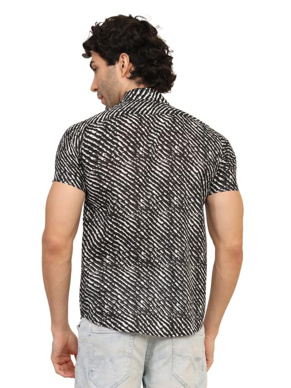 Image of KE KANHA EXPORTS Shirt for Men /Cotton Shirts for Men /Stylish Mens Casual Shirt /Men's Slim Fit Shirt & Regular Fit Shirt for All Occasions Western Beach Summer Shirt Style