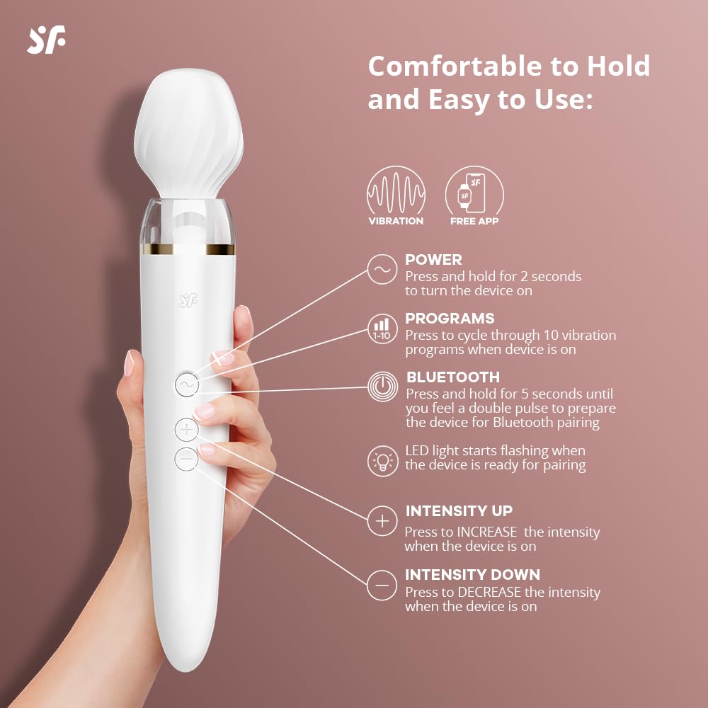 satisfyer pleasure wand vibrator Peak Waterproof Wand Vibrator main image 0
