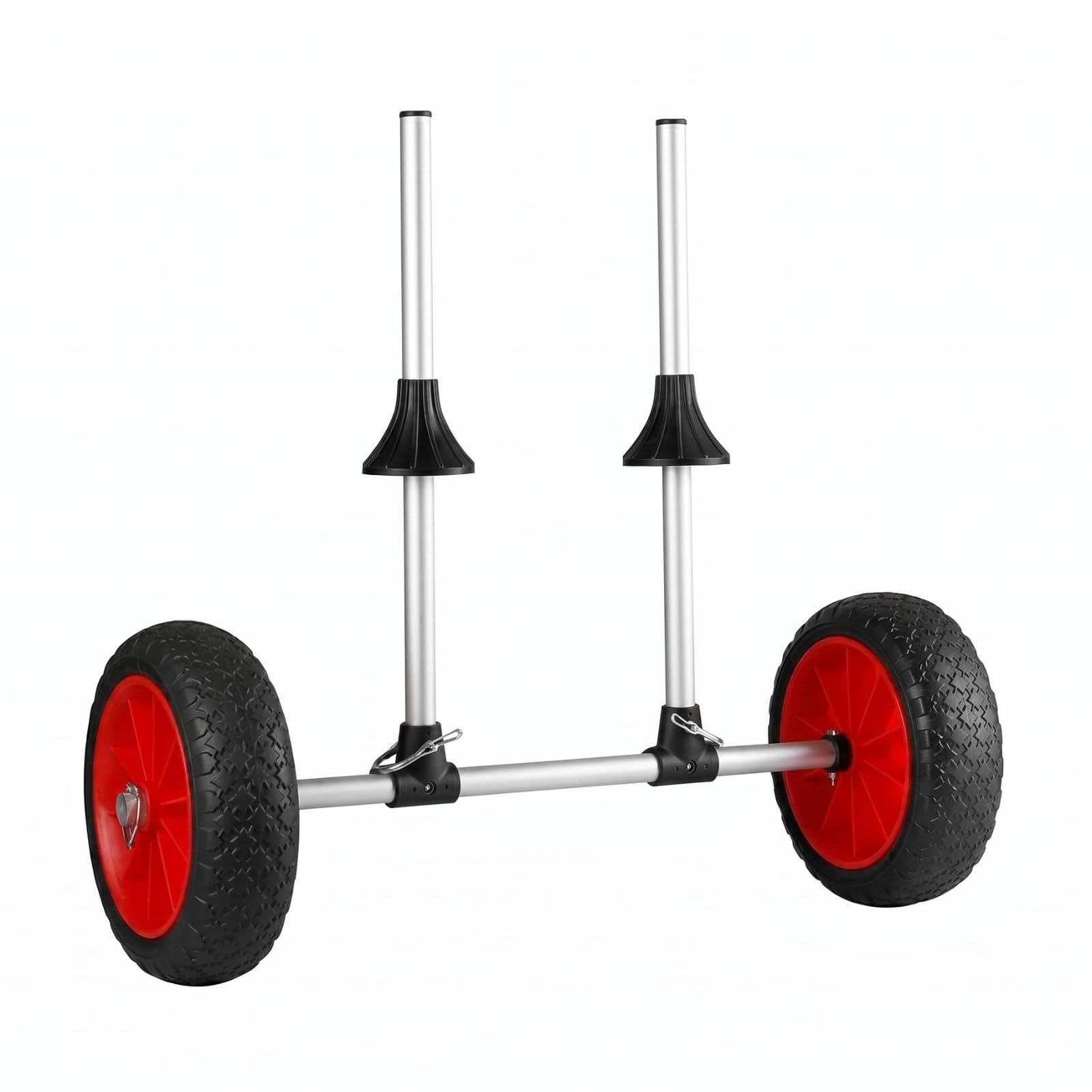 Baoblaze Carro de Transporte de Kayak con Soporte Recto Carrito Carro Portakayak y Remolque Aleación de Aluminio Ruedas para Playa Ajuste 8-42.5 Cm Adecuado para Orilla Trayectos a la