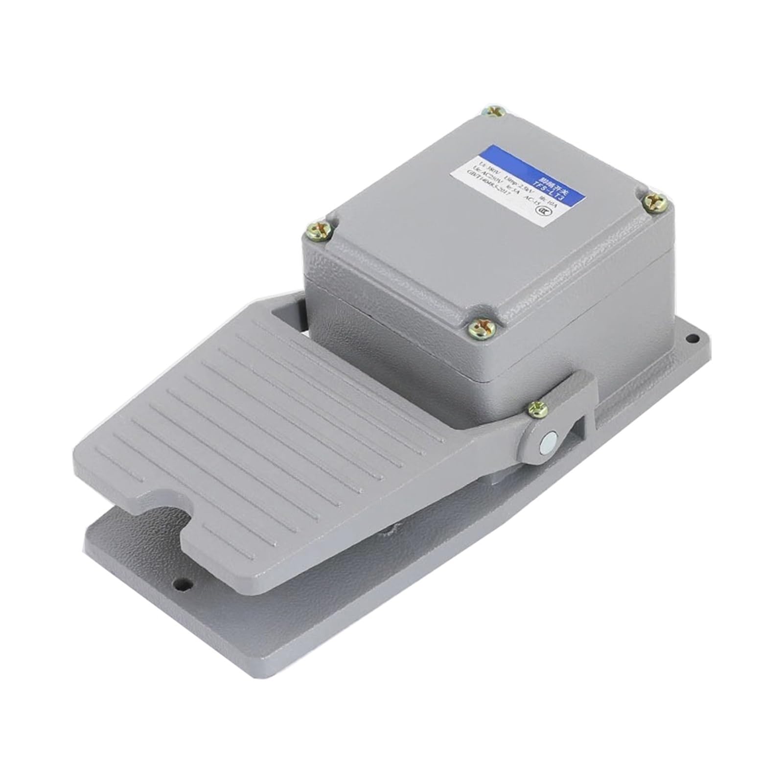 Controlador de pie momentáneo LT3 con interruptor de pedal de aluminio para torno AC 380V 220V