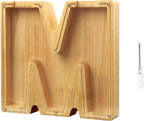 Miniatura 68 de TAONE Hucha personalizada para niños con grabado láser, alcancía de madera personalizada