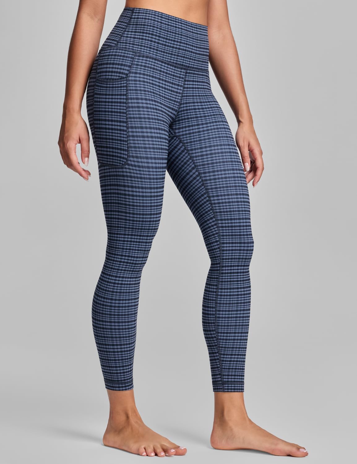 HeyNuts Pro Leggings with Pockets 25'', High Waisted 7/8 Workout Pants