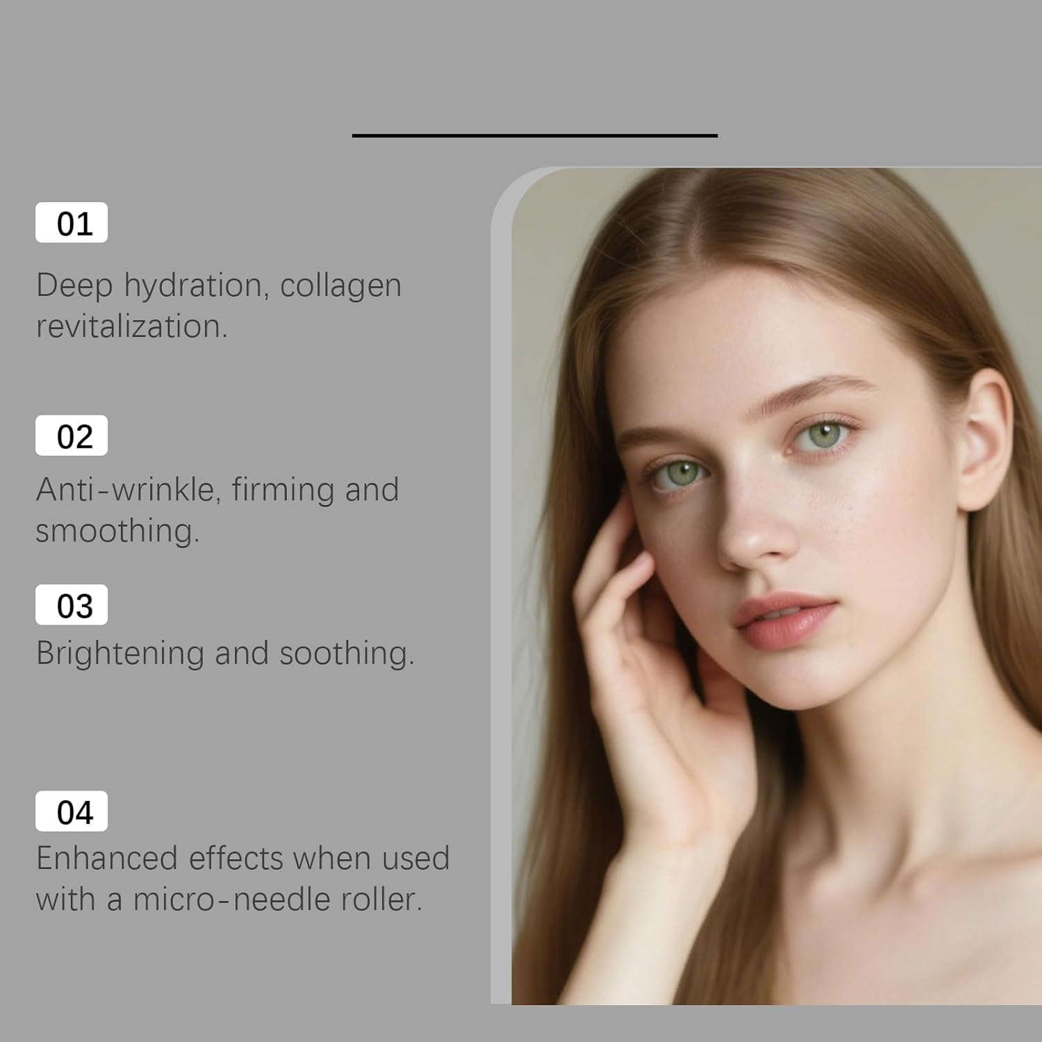 Micro Infusion System for Face, Micro Infusion Facial System, Smooth Skin Facial Serum for All Skin Types - Firmer Radiant Skin, 20ml (6pcs) - Image 6