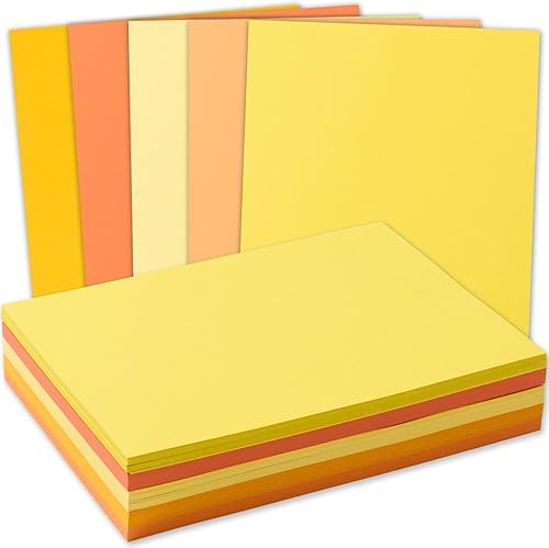 Miniatura 8 de MixTeach 240 hojas de papel de cartulina marrón surtido de 8.5 x 11 pulgadas, papel de estraza imprimible de 65 libras para álbumes de recortes con