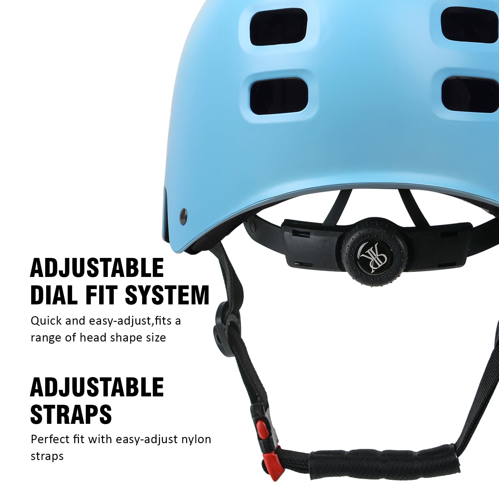 Youth Kids Bike Helmet, Skateboard Bicycle Helmet for Age 5-8-10-12-14 Teen Boys Girls Adjustable and Multi-Sport for Scooter Roller/Inline Skate