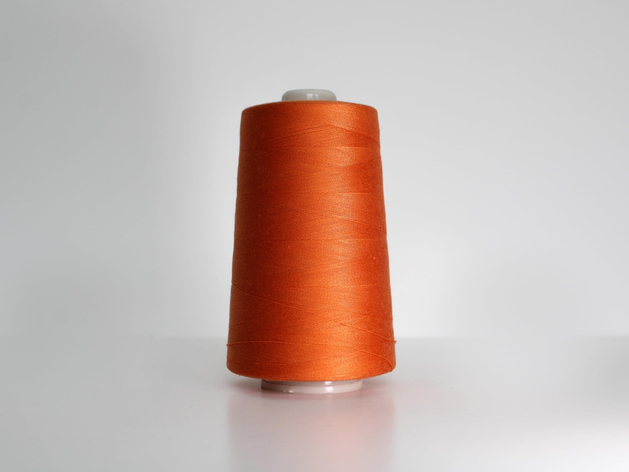 Marent Overlocking Sewing Machine Polyester Thread x Four 5000 Yards Cones White Black Natural Navy Red (Orange)