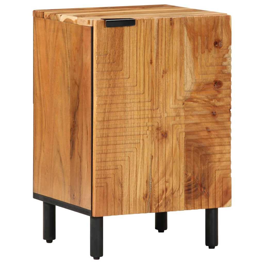 Mueble de baño marrón 38 x 33 x 58 cm madera maciza mango