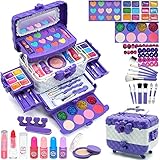 Kids Makeup Sets for Girls - Kids Makeup Sets for Girls 3-4, Maquillaje para Niñas,Best Toys for Little Girl,Play Make Up Kit, Princess Toddler Kid Stuff Ages4-12 Year Old Girl Birthday Gifts