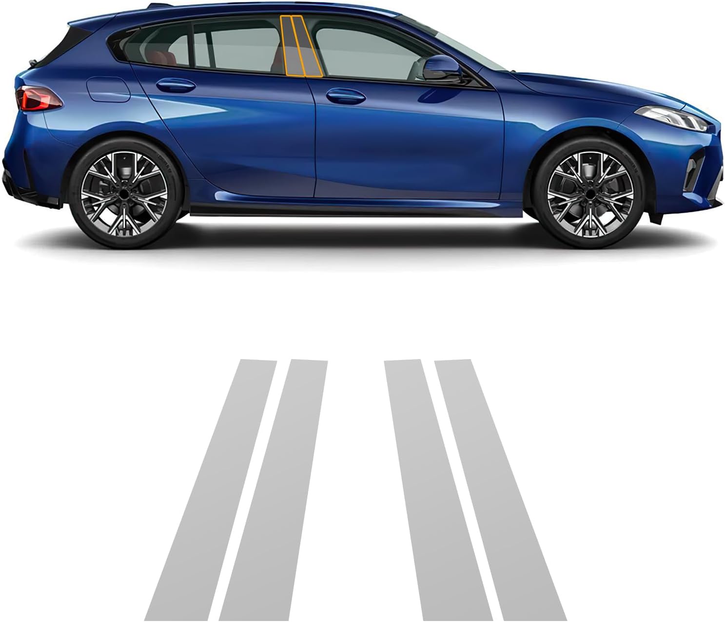 for 2016–2017 BMW 1 Series F70 Clear Protective Film Precut TPU Paint Protection Film (PPF) Anti-Scratch Self-Healing Transparent Wrap Kit (Full Body)