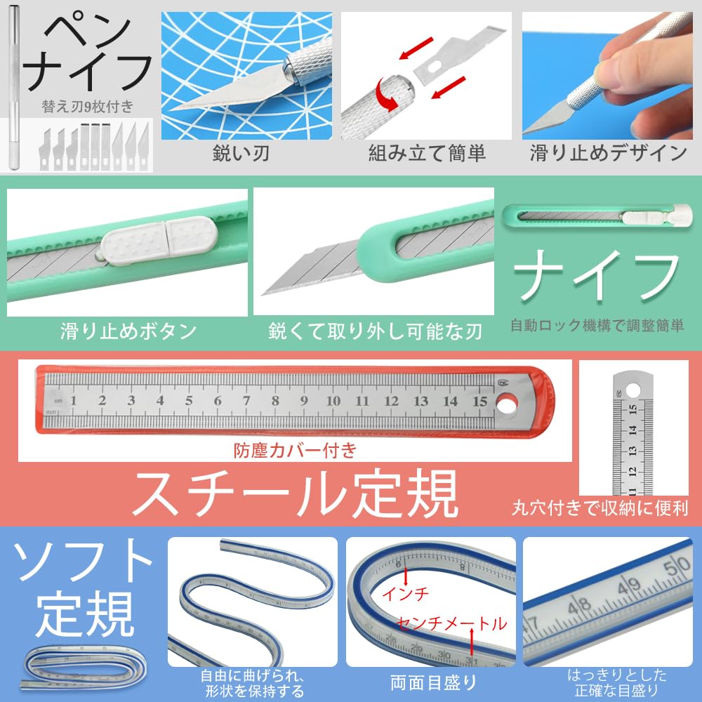 Amazon | WMYCONGCONG プラモデル工具セット 81点 プロ プラ模型工具