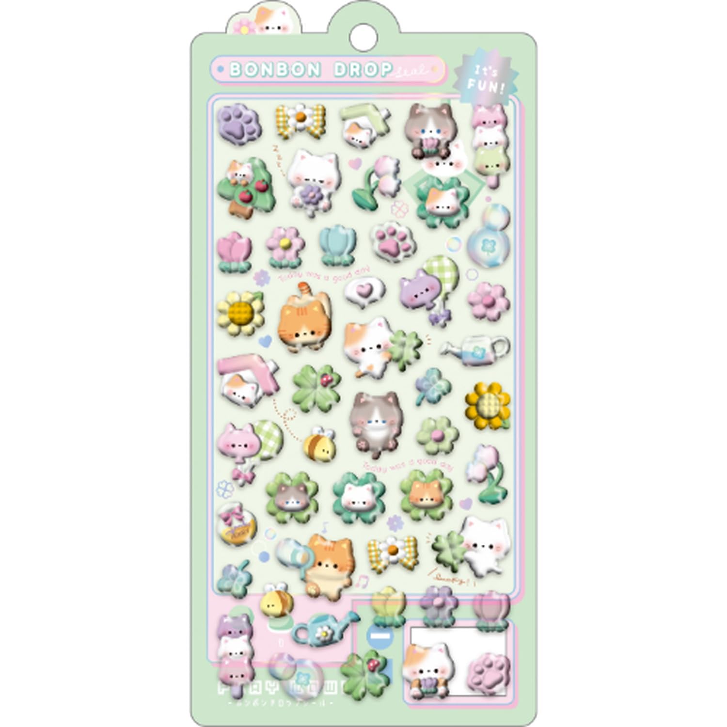 クーリア シール ボンボンドロップシール ねこねこボンボン 91051
