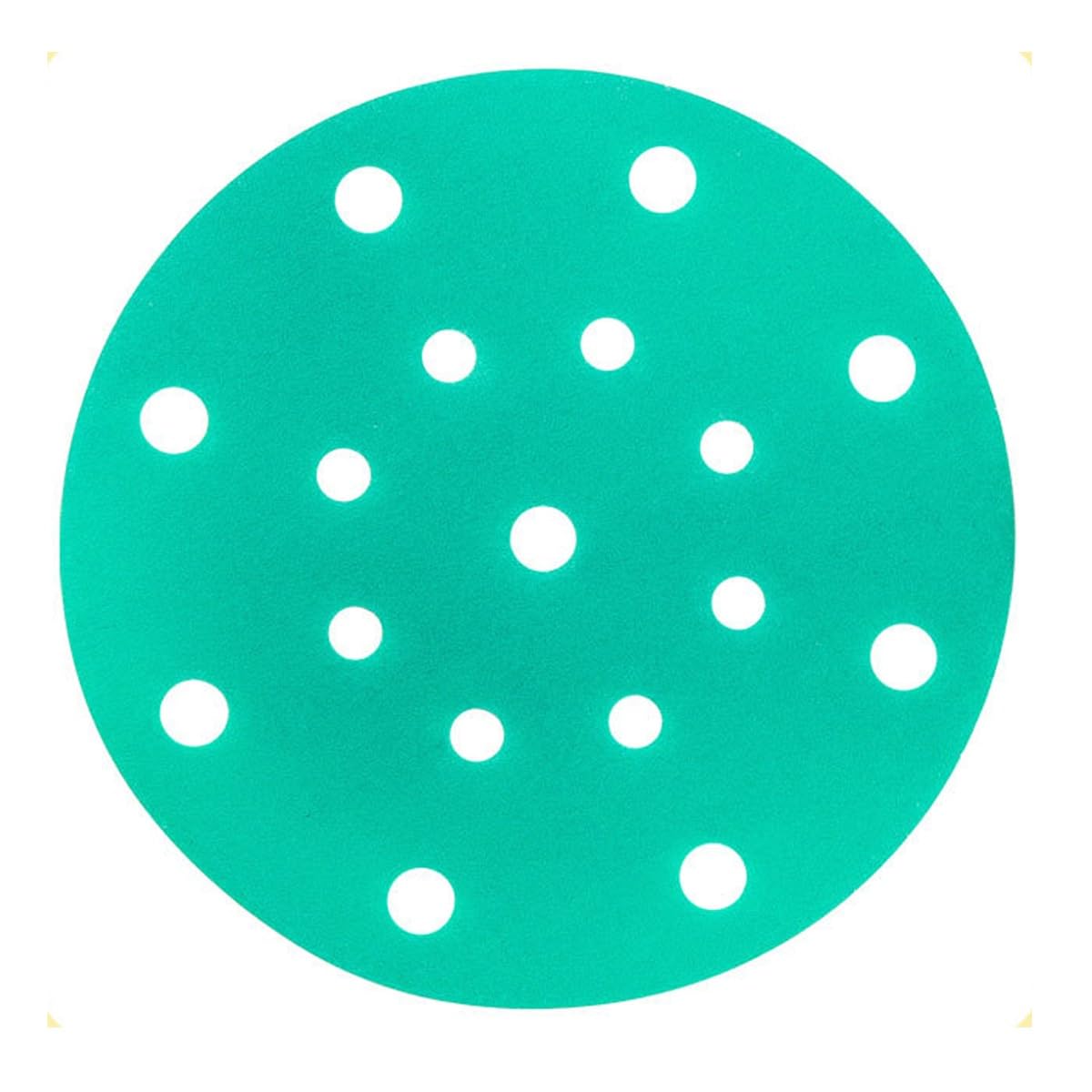 Discos de lijado de 150 mm: 100 almohadillas de lijado con gancho y bucle con grano 60-2000 for lijadora orbital aleatoria, juego de papel de lija surtido de 17 agujeros(180grit)
