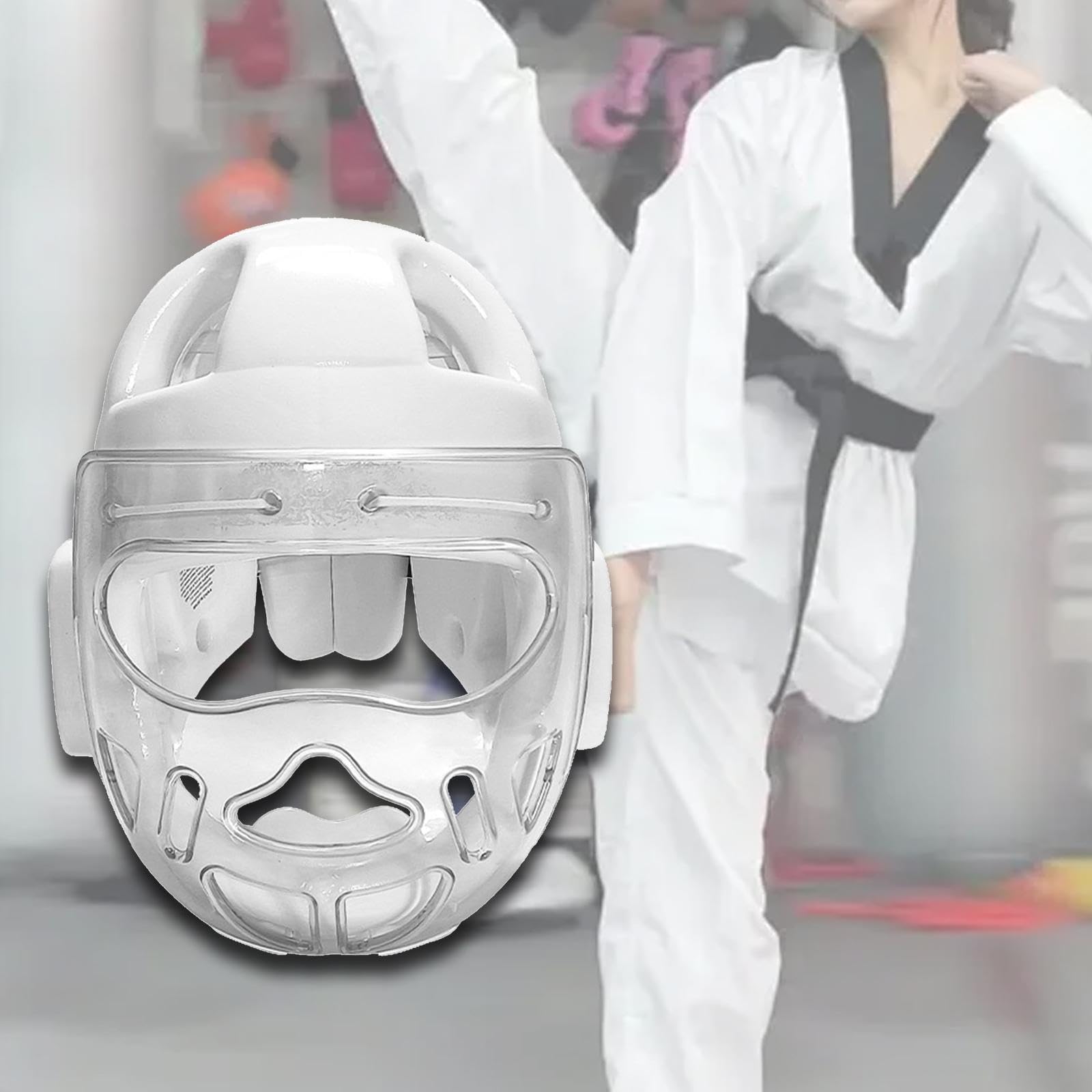 Leggero e resistente ai graffi. La Per maschera,Bianco,M